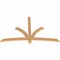 Ekena Millwork Davenport Timber Gable Bracket, Western Red Cedar, 72"W x 45"H x 1 1/2"D x 3 1/2"F, 15/12 Pitch GBW072X45X0204DAV00SWR - alternate 2